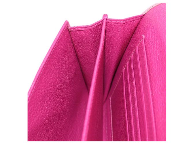 Carteira Miu Miu em couro rosa autêntica BA15726V - vista 25