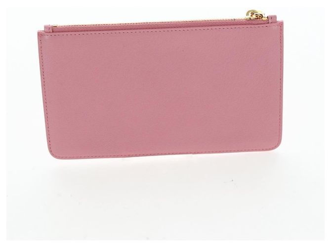 Carteira Miu Miu em couro rosa autêntica BA15726V - vista 28