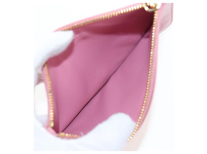 Carteira Miu Miu em couro rosa autêntica BA15726V - vista 31