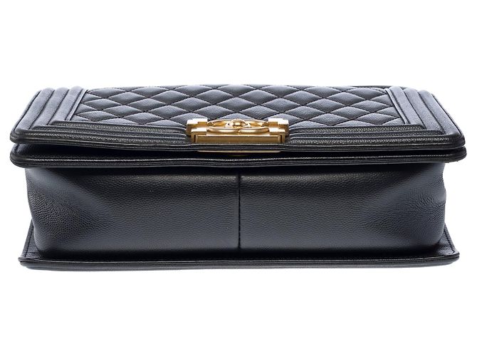 Borsa CHANEL Boy in Pelle Nera - 103928 Nero - vista 10