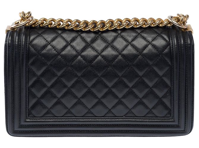 Borsa CHANEL Boy in Pelle Nera - 103928 Nero - vista 3