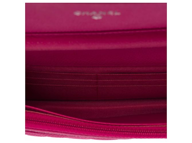 Borsa CHANEL Wallet on Chain in Pelle Rosa - 103854 - vista 9