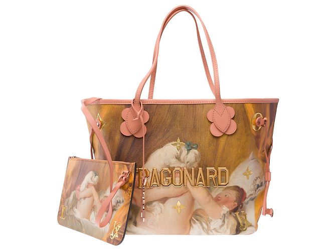 Borsa LOUIS VUITTON Neverfull in Toile Multicolor - 103919 Multicolore - vista 3