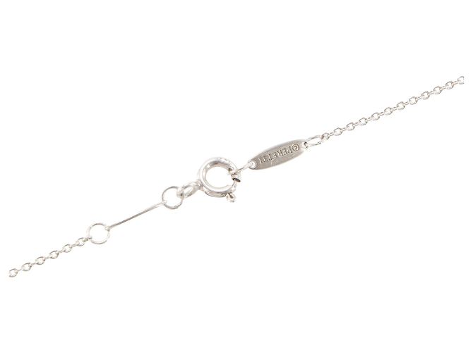 Elsa Peretti TIFFANY & CO - Collana con pendente Diamonds by the Yard Tiffany & Co in argento e diamante - vista 2
