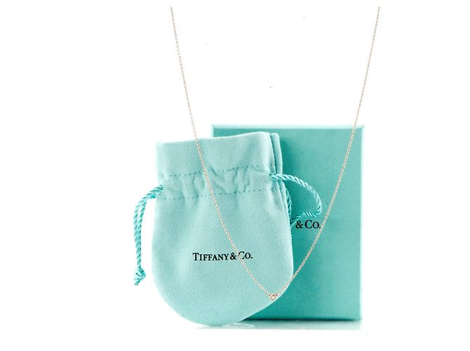 Elsa Peretti TIFFANY & CO - Collana con pendente Diamonds by the Yard Tiffany & Co in argento e diamante - vista 4
