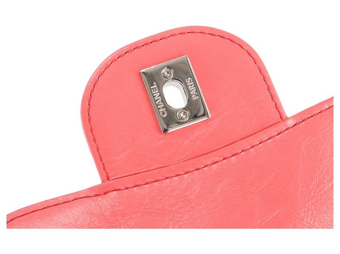 CHANEL - Borsa a tracolla Trendy CC Chanel in pelle rosa e plastica trasparente - vista 12