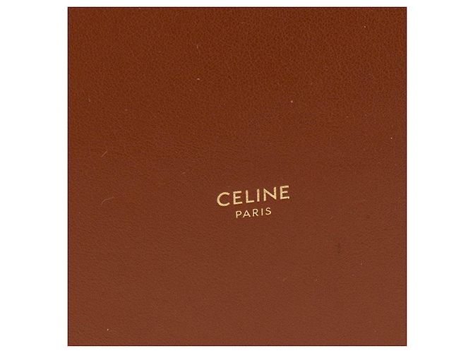 Céline CELINE - Borsa a tracolla Seau 16 Celine in pelle liscia marrone - vista 6