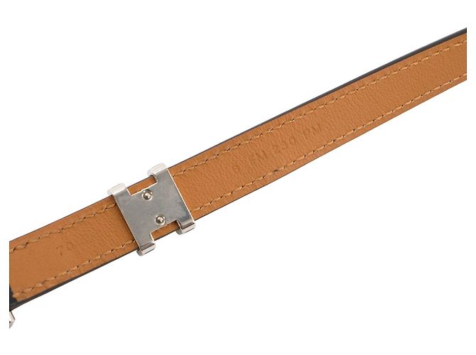 HERMÈS - Pop H 15 Hermès Gürtel aus schwarzem Epsom-Leder (T70) - Ansicht 5