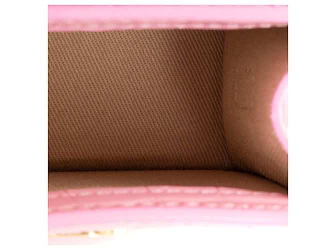 JACQUEMUS - Borsa a tracolla Chiquito Mini Jacquemus in pelle goffrata rosa - vista 6