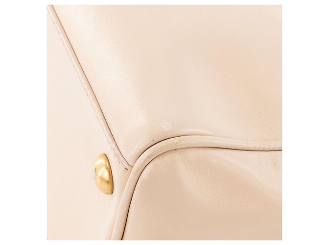 Autre Marque SAINT LAURENT - Borsa a tracolla Duffle Saint Laurent in pelle liscia beige - vista 6