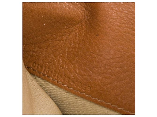 CHLOÉ - Chloé Lily Continental Geldbörse aus braunem Narbenleder - Ansicht 8