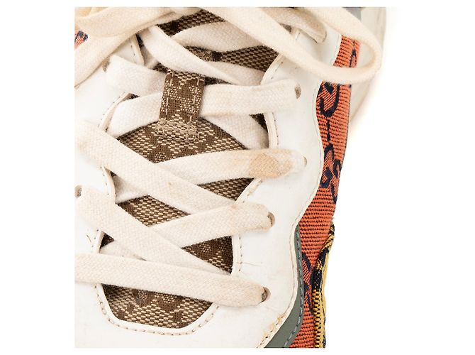 GUCCI - Rython Gucci Sneaker aus multicolorigem Monogramm-Canvas (T40) Mehrfarben - Ansicht 6