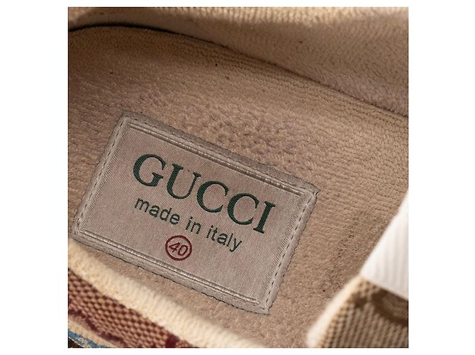 GUCCI - Rython Gucci Sneaker aus multicolorigem Monogramm-Canvas (T40) Mehrfarben - Ansicht 8