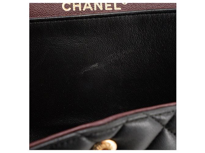 CHANEL - Borsa a tracolla Classique/Timeless 11.12 Chanel in pelle liscia nera Nero - vista 10