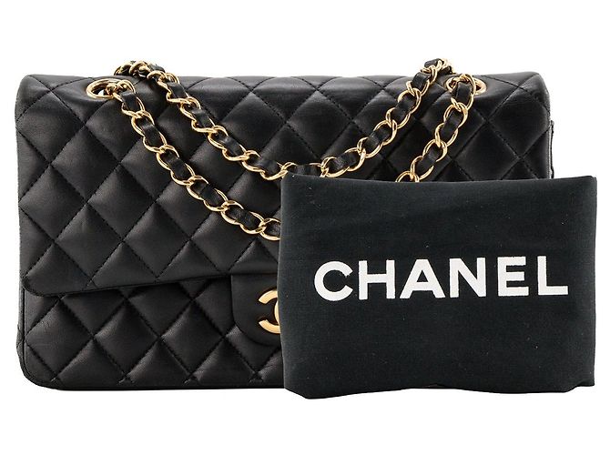 CHANEL - Borsa a tracolla Classique/Timeless 11.12 Chanel in pelle liscia nera Nero - vista 13