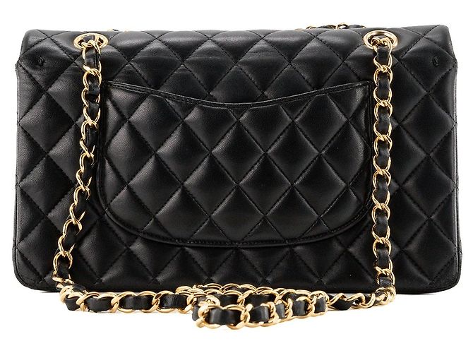 CHANEL - Borsa a tracolla Classique/Timeless 11.12 Chanel in pelle liscia nera Nero - vista 3