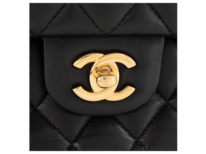 CHANEL - Borsa a tracolla Classique/Timeless 11.12 Chanel in pelle liscia nera Nero - vista 5