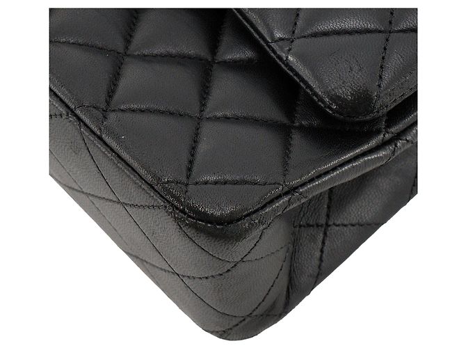 CHANEL - Borsa a tracolla Classique/Timeless 11.12 Chanel in pelle liscia nera Nero - vista 6