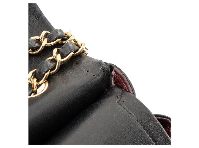 CHANEL - Borsa a tracolla Classique/Timeless 11.12 Chanel in pelle liscia nera Nero - vista 8