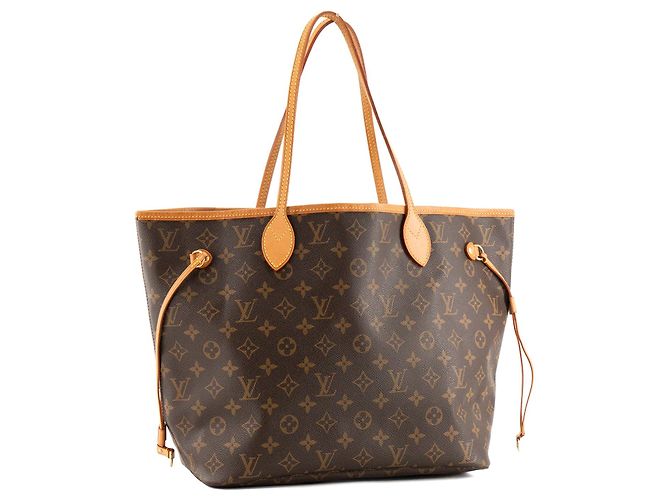 LOUIS VUITTON - Borsa tote Louis Vuitton Neverfull MM in tela monogram coated Marrone - vista 2