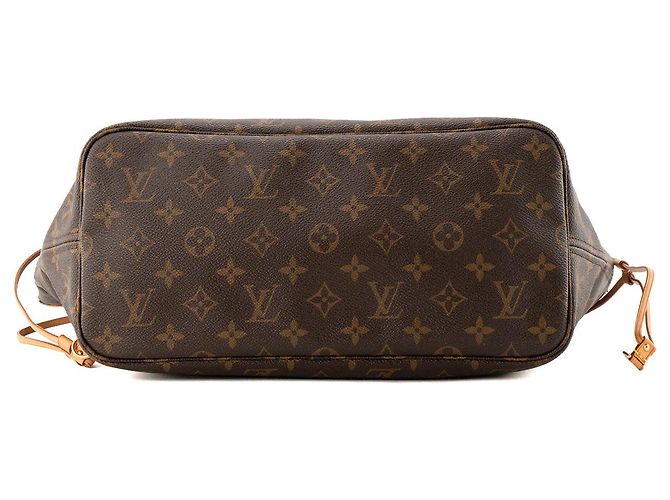 LOUIS VUITTON - Borsa tote Louis Vuitton Neverfull MM in tela monogram coated Marrone - vista 4