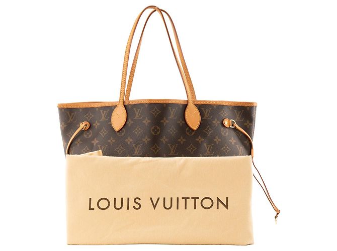 LOUIS VUITTON - Borsa tote Louis Vuitton Neverfull MM in tela monogram coated Marrone - vista 8