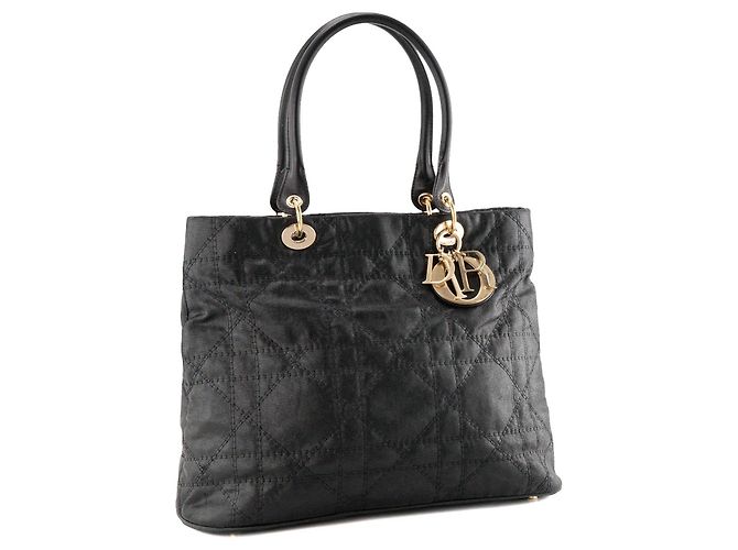 Autre Marque DIOR - Borsa a tracolla Lady Dior Soft Dior in tela nera Nero - vista 2