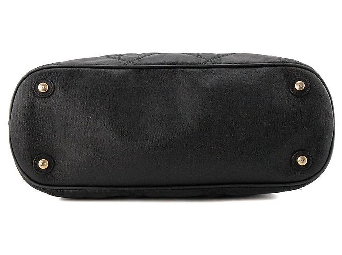 Autre Marque DIOR - Borsa a tracolla Lady Dior Soft Dior in tela nera Nero - vista 4