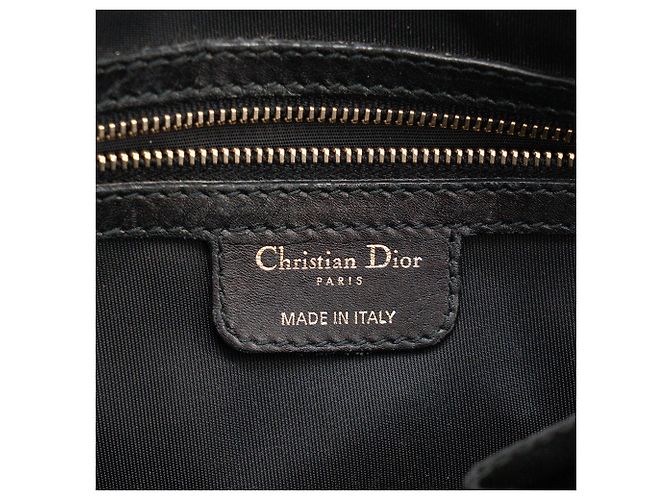 Autre Marque DIOR - Borsa a tracolla Lady Dior Soft Dior in tela nera Nero - vista 6