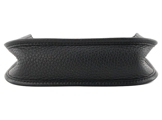 HERMÈS - Borsa a tracolla Evelyne 16 Hermès in pelle clémence nera Nero - vista 3