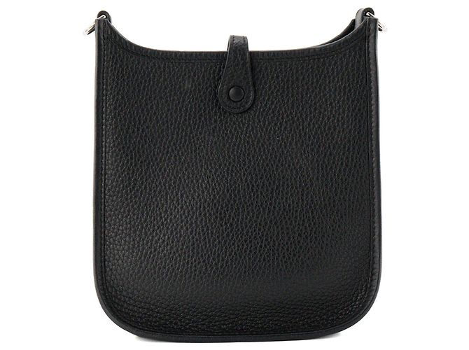 HERMÈS - Borsa a tracolla Evelyne 16 Hermès in pelle clémence nera Nero - vista 4