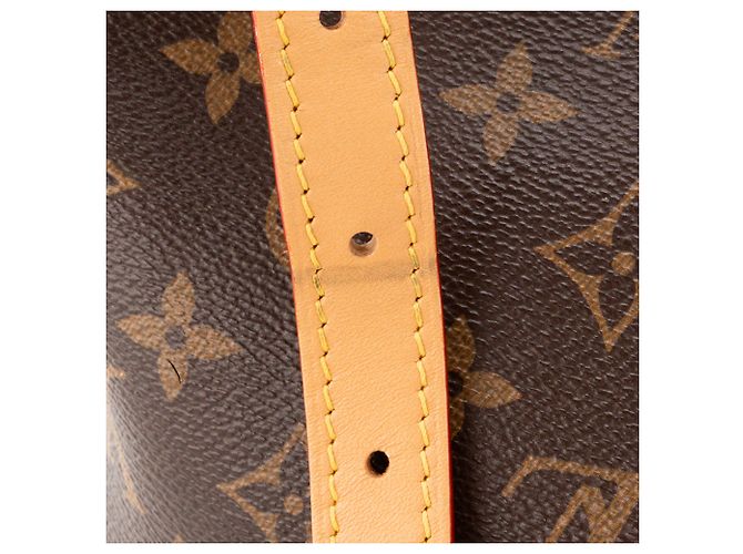 LOUIS VUITTON - Borsa tote CarryAll MM Louis Vuitton in tela monogram coated Marrone - vista 10