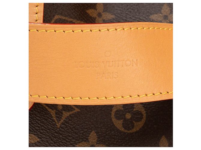 LOUIS VUITTON - Borsa tote CarryAll MM Louis Vuitton in tela monogram coated Marrone - vista 8