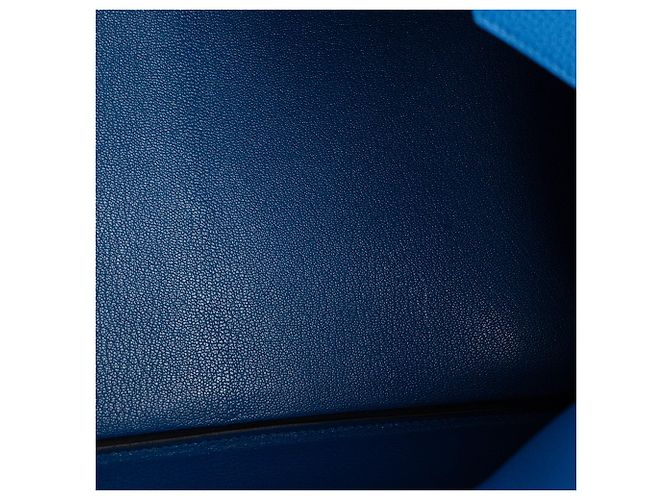 HERMÈS - Borsa a mano Birkin 35 Hermès in pelle togo bleu zellige Blu - vista 8