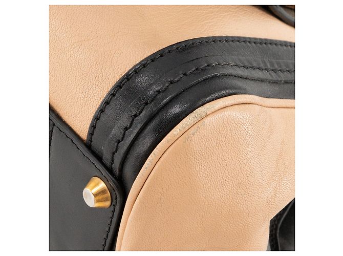 CHLOÉ - Borsa a tracolla Alice Chloé in pelle beige e nera Marrone - vista 6