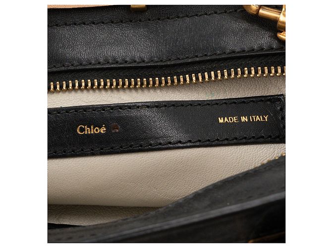 CHLOÉ - Borsa a tracolla Alice Chloé in pelle beige e nera Marrone - vista 7