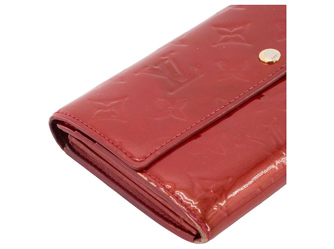 LOUIS VUITTON - Cartera Sarah Louis Vuitton en cuero charol rojo Roja - vista 5