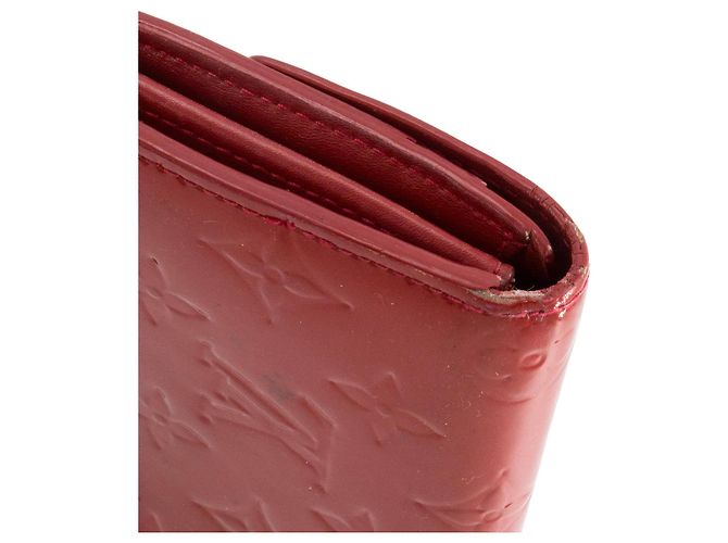 LOUIS VUITTON - Cartera Sarah Louis Vuitton en cuero charol rojo Roja - vista 6