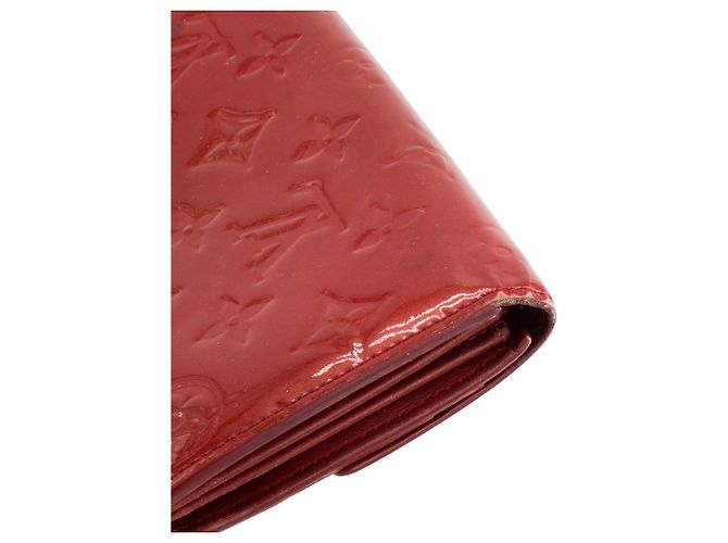 LOUIS VUITTON - Cartera Sarah Louis Vuitton en cuero charol rojo Roja - vista 7