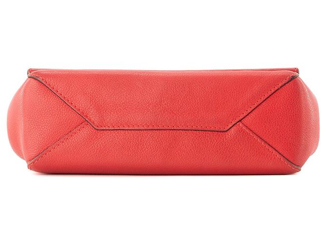 LOUIS VUITTON - Borsa a tracolla Louis Vuitton Lockme II BB in pelle grana rossa Rosso - vista 4