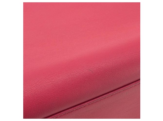 Autre Marque SAINT LAURENT - Saint Laurent Small Sac de Jour in pelle liscia rosa - vista 10