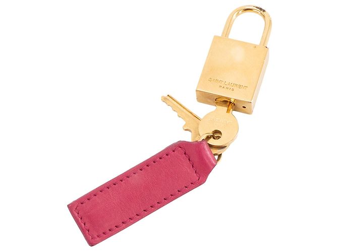 Autre Marque SAINT LAURENT - Saint Laurent Small Sac de Jour in pelle liscia rosa - vista 5