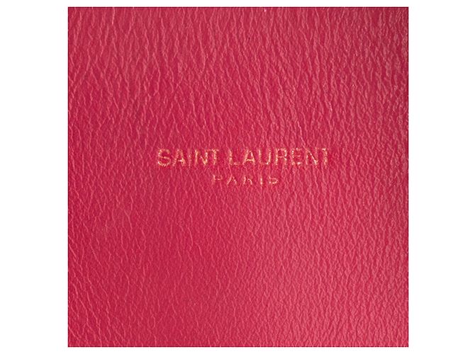 Autre Marque SAINT LAURENT - Saint Laurent Small Sac de Jour in pelle liscia rosa - vista 6
