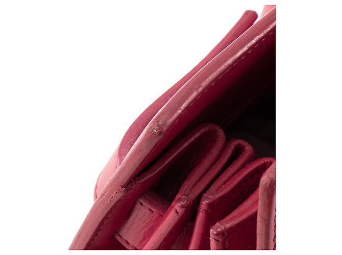 Autre Marque SAINT LAURENT - Saint Laurent Small Sac de Jour in pelle liscia rosa - vista 9
