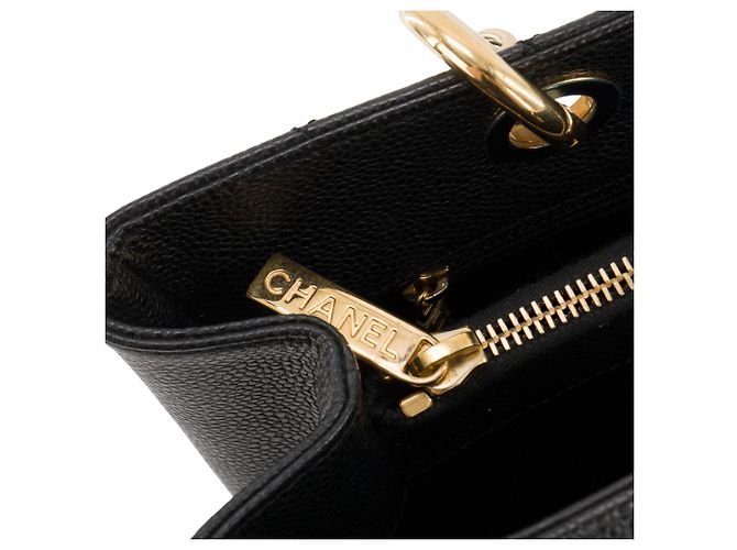 CHANEL - Borsa tote GST modello piccolo Chanel in pelle caviar nera Nero - vista 5