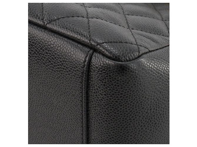 CHANEL - Borsa tote GST modello piccolo Chanel in pelle caviar nera Nero - vista 7