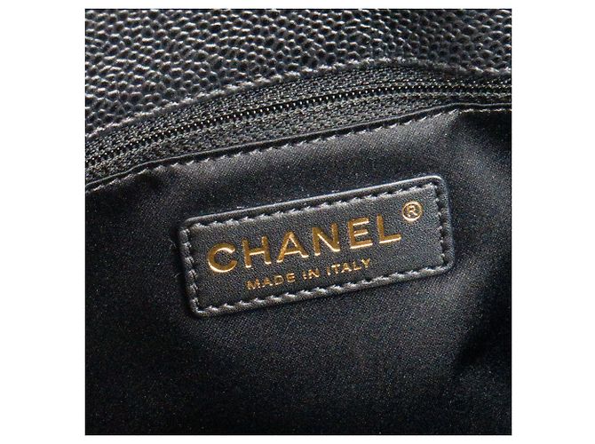 CHANEL - Borsa tote GST modello piccolo Chanel in pelle caviar nera Nero - vista 8