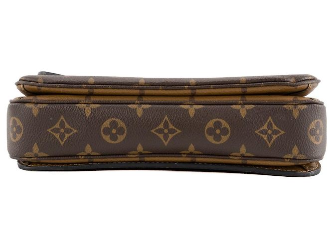 LOUIS VUITTON - Borsa a tracolla Métis in canvas rivestito monogram reverse Marrone - vista 4