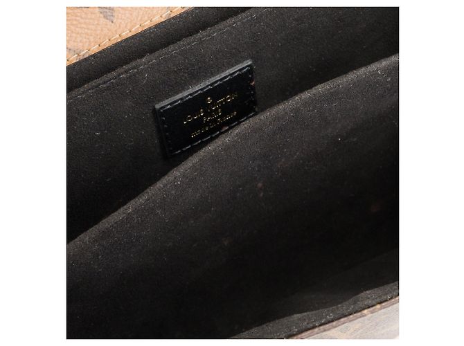 LOUIS VUITTON - Borsa a tracolla Métis in canvas rivestito monogram reverse Marrone - vista 9