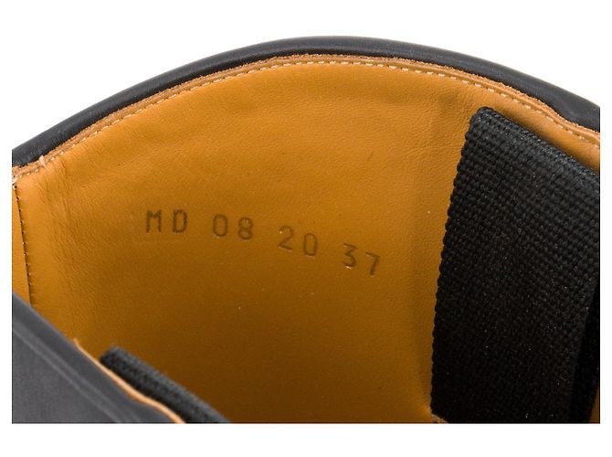 Autre Marque DIOR - Botas LA Dior de piel lisa negra (T37) Negro - vista 7